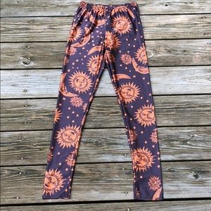 Sun and Moon Spandex Leggings